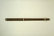 Piccolo, Edward Baack, Wood, metal, American